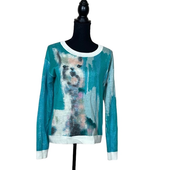 EUC Anthropologie x Lauren Walcott Llama Farm Animal Sweater (B1) - Picture 4 of 12